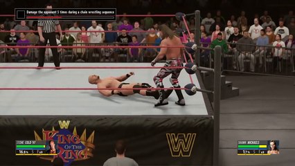 "Stone Cold" Steve Austin vs. Shawn Michaels: WWE 2K16 2K Showcase walkthrough - Part 5