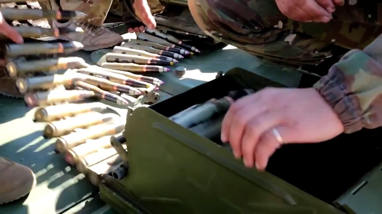 Ukraine News Anti aircraft gun ZU 23 2 operators of Azov.