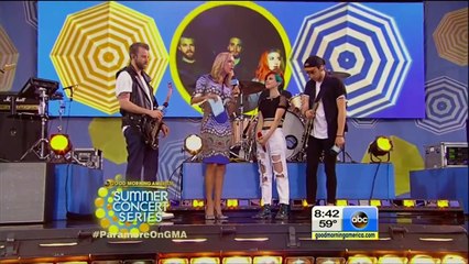Paramore Full Good Morning America Concert Performance | LIVE 6 13 14