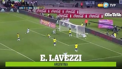 1-0 Lavezzi 34' Goal - Argentina	1 - 1	Brazil (WC 2018 Qualif.) - 14/11/2015