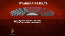 Aung San Suu Kyi's party sweeps Myanmar polls