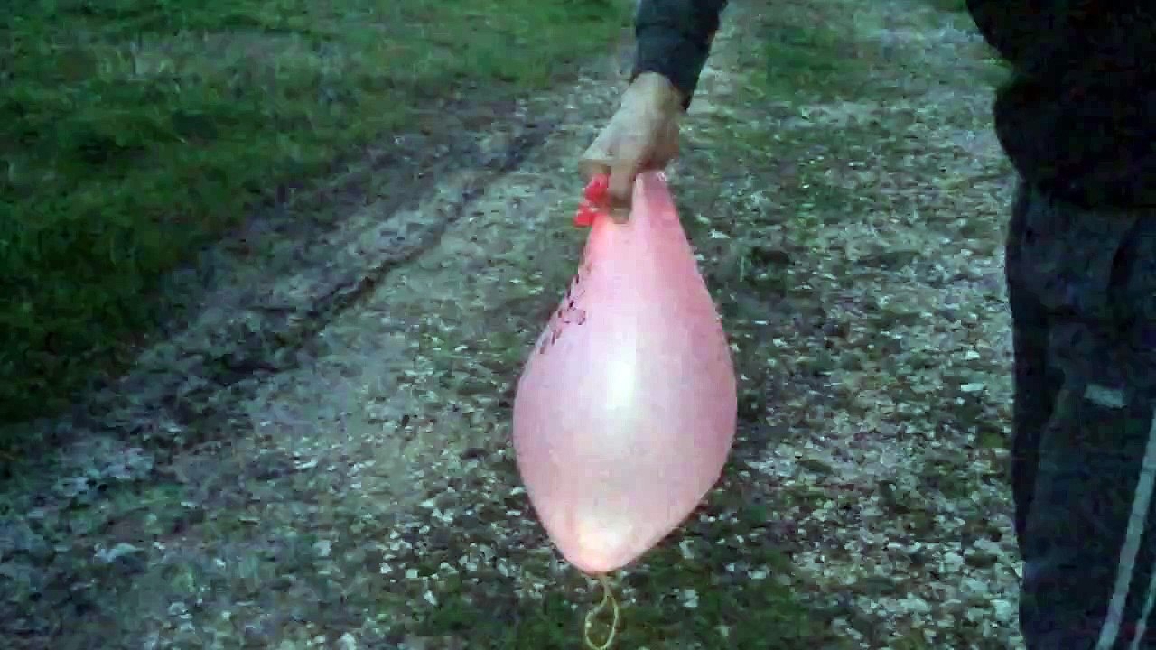 6ft Man in 6ft Giant Water Balloon - 4K - The Slow Mo Guys
