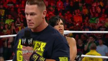 John Cena and AJ Lee Kiss - WWE Raw 11-19-12