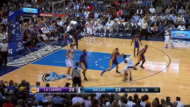 Dirk Nowitzki Fakes Kobe Bryant