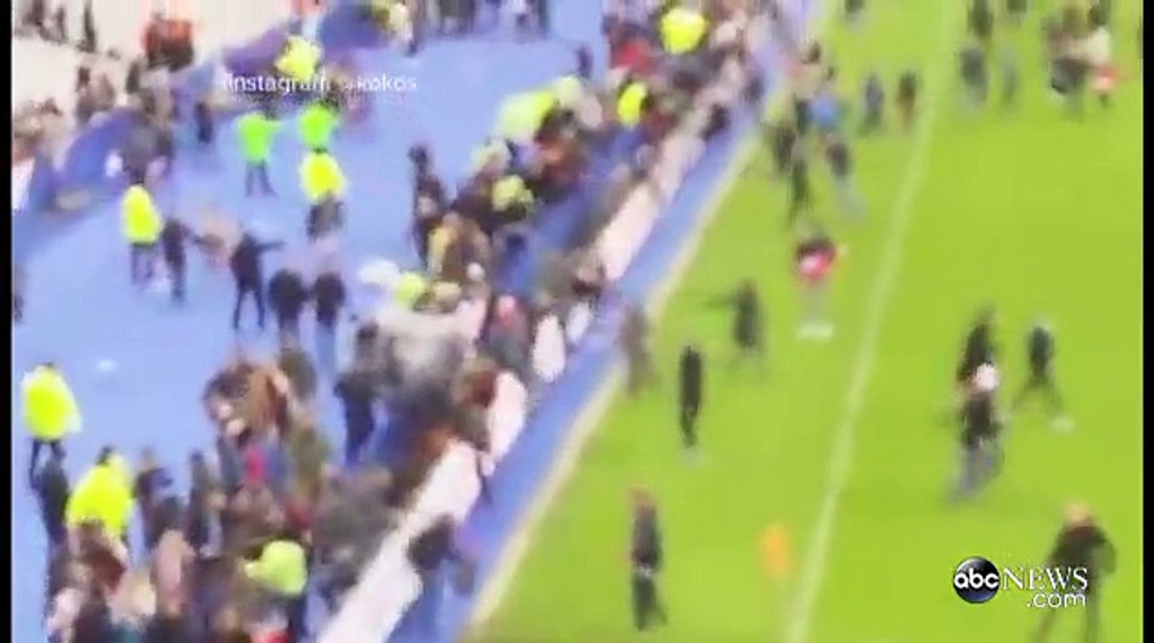 Paris'teki saldırıdan şok video kaydı