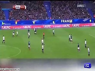 Soccer stadium scenes after blasts were heard in Paris.