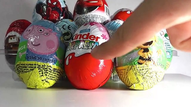 3 HUEVOS SORPRESA, ABEJA MAYA, PEPPA PIG Y MAGIC KINDER PRINCESAS COLECCIÓN 2013. KINDER S