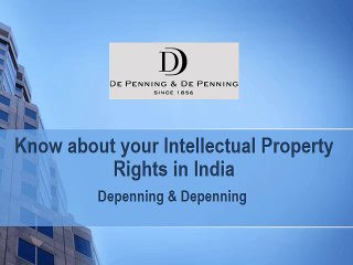 Know About Intellectual Property India | Depenning & Depenning