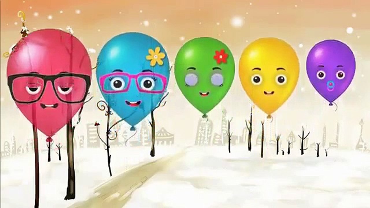 Balloon Finger Family Song | Finger Family Song For Children & English Childrens Songs