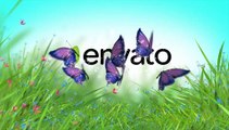 Nature Spring Butterfly Logo Reveal - After Effects Project Files | VideoHive 7484851
