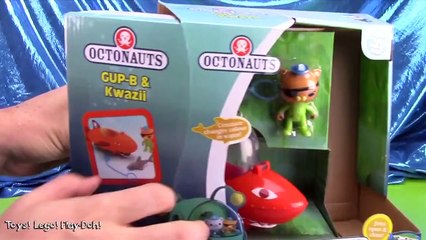 Octonauts Kwazii Gup-B Playset! SpongeBob Little Mermaid Captain Hook Fisher-Price HobbyKidsTV