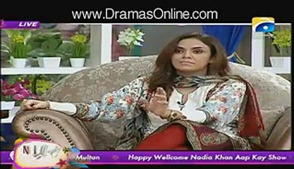 Nadia and Ayesha making Fun of Meera in a live show