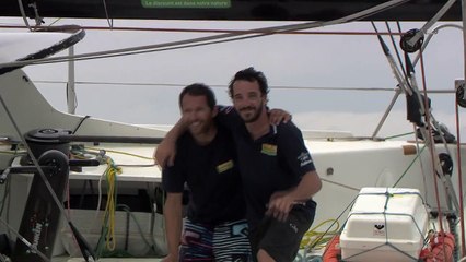 Arrivées de Bureau Vallée et Newrest-Matmut- Transat Jacques Vabre 2015 -