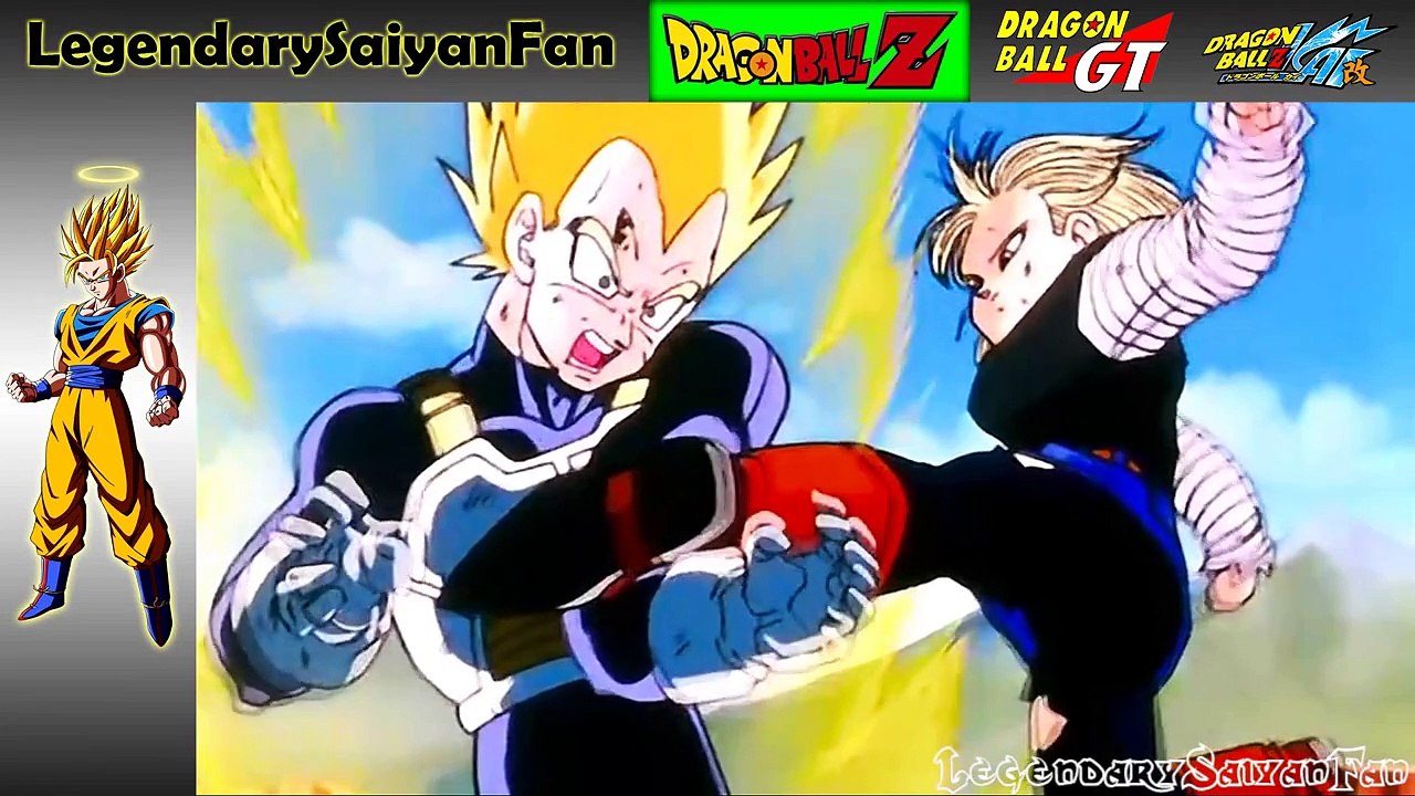 DBZ Remastered Android 18 Breaks Vegetas Arm (2K HD)