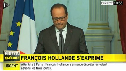 Attentats de Paris : "C'est un acte de guerre"