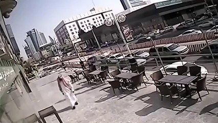 Lucky Guy Escapes Death