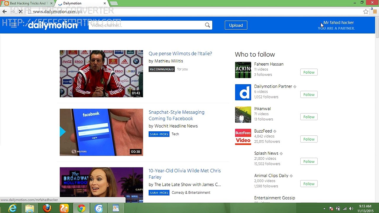 How to Earning with Dailymotion