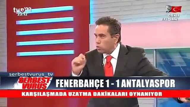 Ziya Şengül Fenerbahçe yi Eleştirirken Gelen Son Dakika Golü