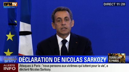 Nicolas Sarkozy : "La guerre que nous devons livrer doit être totale"