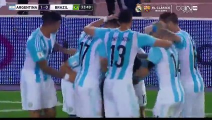 ARGENTINA 1-1 BRAZIL (WC 2018 QUALIF.)