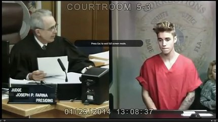 Justin Bieber Court VIDEO   Justin Bieber Arrested DUI & Drag Racing Reaction