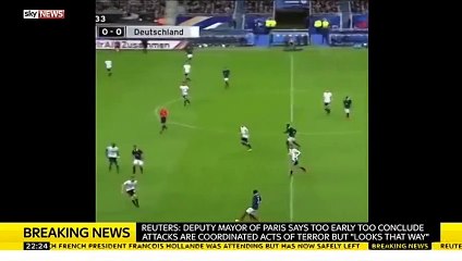 Paris Attack _ Explosion Audible From Stade De France