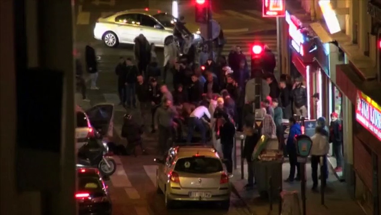 Attentats de Paris : scène rue du Faubourg-du-Temple