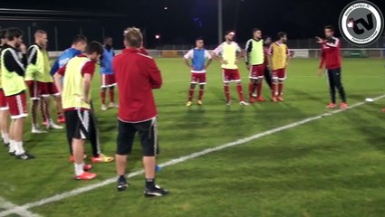 vidéo entrainement Blagnac FC 13 novembre 2015