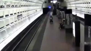 Man Drives Wheelchair right off DC Metro Platform