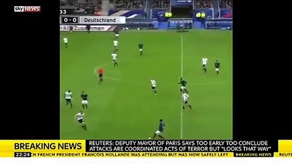 Paris Attack Explosion - Audible From Stade De France