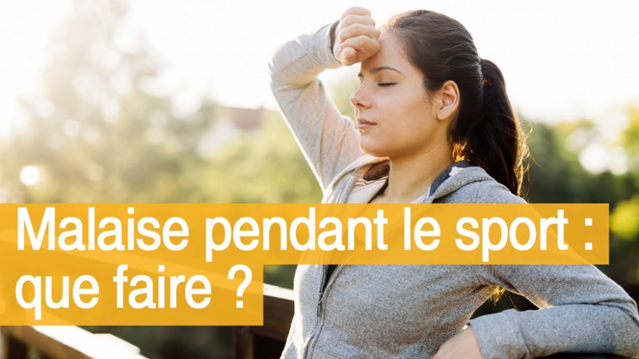 Malaise pendant le sport : que faire ?