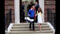 Prince William and Prince George Arrive at the Lindo Wing