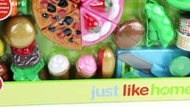 Toy Cutting Food Fruit Vegetables Velcro Cooking Playset