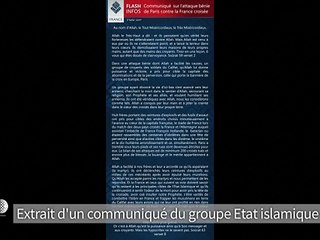 La France "en guerre" après 128 morts dans des attentats revendiqués par le groupe EI