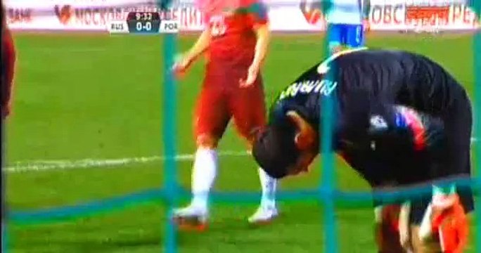 Artem Dzyuba Amazing Chance | Russia v. Portugal - 14-11-2015