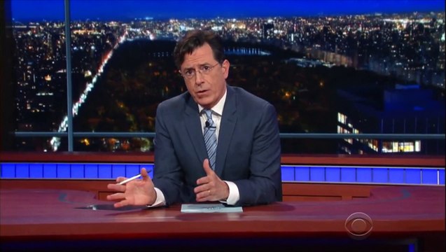 Attentats à Paris: L'intervention de Stephen Colbert dans son Late Show