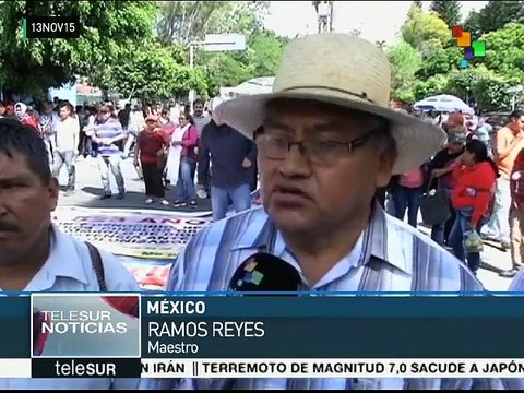 México: normalistas de Ayotzinapa marcharon para exigir justicia