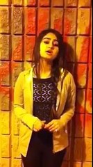 Cute Pakistani Girl Singing love song  -   video