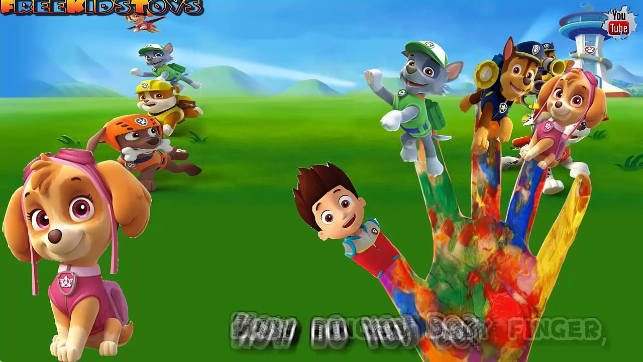 Paw Patrol Family Finger Family Collection