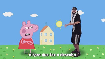 batalha de youtubers Peppa Pig vs Mussoumano | Batalha Cartoon peppa pig portugues
