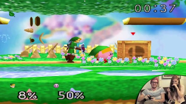 PewDiePie and Marzia - MOST AWKWARD GAMEPLAY / Super SMASH Bros PewDiePie and Marzia