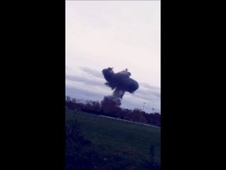 Une rame d'essai d'un TGV se renverse et prend feu à Eckwersheim, près de Strasbourg