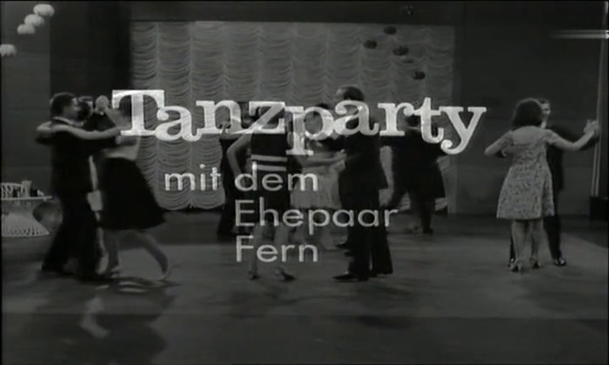 Tanzparty ehepaar fern - samba 1966
