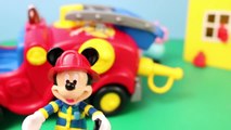 Mickey Mouse Clubhouse Mickey Fire Truck Peppa Pig George Pig Joker from Batman ToysReviewToys