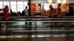 Swimmer Team Swimming In The Airport Just Like Swimming Pool