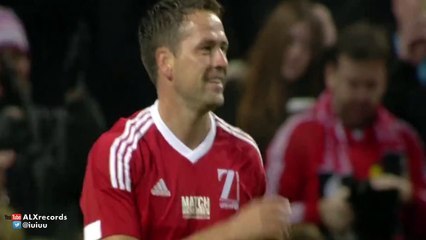 Michael Owen Goal Beckham Team vs Zidane Team 2-0 (Charity Game) 2015