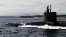 USS Pennsylvania Sails Through Puget Sound