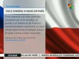 Chile condena enérgicamente atentados en París