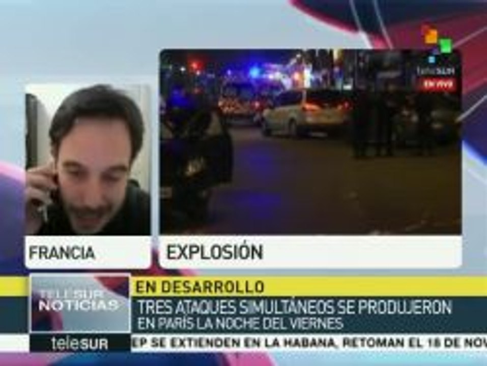 Francia: tres explosiones y varios tiroteos dejan al menos 40 muertos