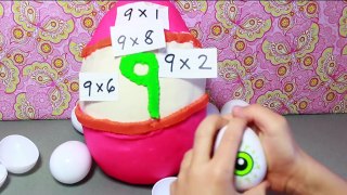 LEARN Multiplication Fingers TRICK 9s Times Tables AllToyCollector GIANT Play-Doh Surpris
